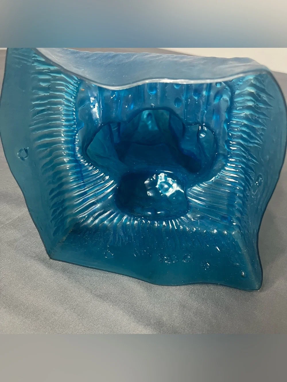 Vintage Ice Art Ice Sculpture Molds Bunny Rabbit Reusable Blue Plastic Silicone